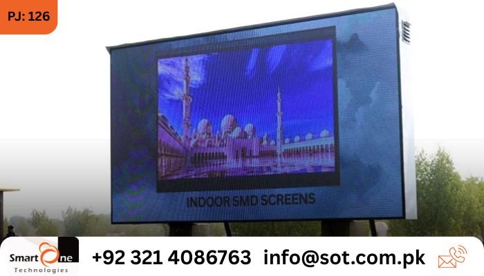 An SMD screen has been installed at the Petaro Garrison in Hyderabad