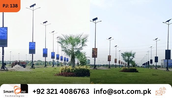 Enhancing the Aesthetics of DHA Gujranwala by using Pole Streamers