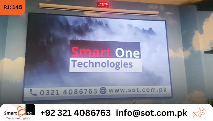 A Digital Indoor SMD Screen at Faisal Base Karachi