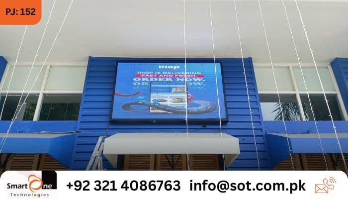 Digital Outdoor SMD Screen Installed at IHope Restaurant Lahore
