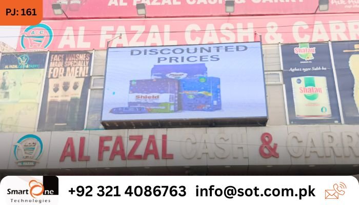 Alfazal Cash & Carry Lights Up Lahore with Next-Gen Outdoor SMD Display