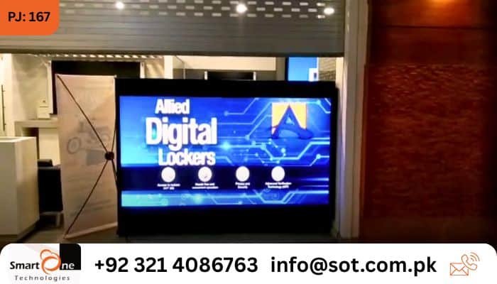The indoor SMD screen at Allied Bank Islamabad: A SMD Screen that Leaps into Modern Banking