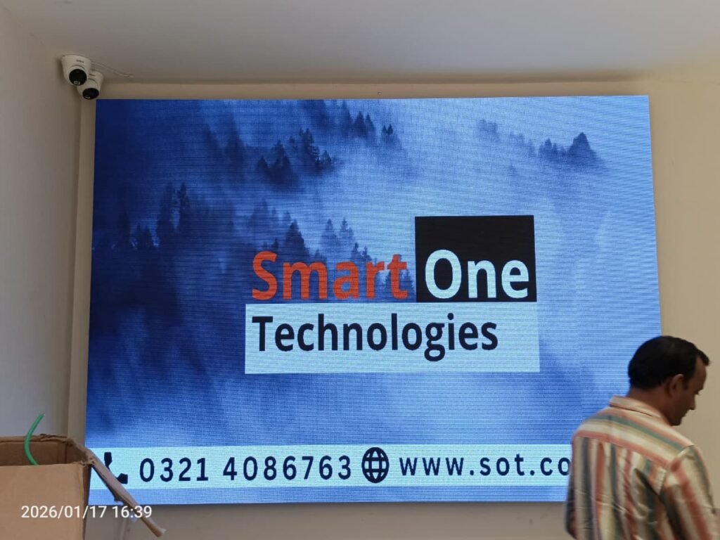 Indoor SMD Screen Installed at Maryum n Maria, Karachi