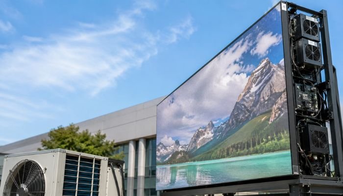 Outdoor SMD Screen Cooling System Explained: How LED Displays Survive Pakistan's Extreme Heat